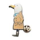 Making Zinc Alloy Button Pin Souvenir by Imitating Enamel Silk Seal Emblem