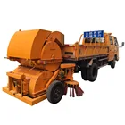 High quality road cleaning machine/tractor road sweeper