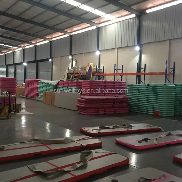 OEM 6m 8m 10m 12m Gymnastics Training Inflatable Airtrack gymnastics inflatable tumbling mat factory