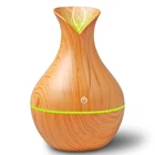 Home use Wood 130ml Ultrasonic Air Humidifier Purifier usb humidifier aroma diffuser