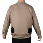 Fashion Smart Breathable Quick Dry Men Built In Fans Air Conditioned Clothing Cooling Fan Jacket
