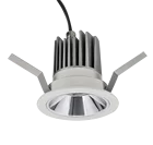 ip65 recessed module led Ceiling Recessed Cut-out 80mm 15W/18W COB Anti-glare Spot Downlight