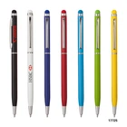 Metal Pen Metal Business Gift Popular Metal New Black Laser Aluminium Ballpoint Stylus Pen OEM Customized Colorful