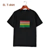 China supplier custom printing 100% cotton el t-shirt/light up tshirt led t shirt
