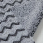 Special Sheared Wave Design Flannel Fleece Fabric Faux Fur Fabrics Flannel Fleece Fake Fur
