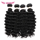 Raw Unprocessed Hair Extensions Virgin Cuticle Aligned Human Hair Deep Wave Human Hair Bundles