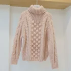 New arrivals handmade women sweater pink pullover sweater for lady Dekengtrade DKWA2600 China