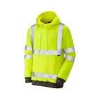 Mens Autumn Coat Safety High Visibility Hoodie