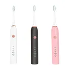 dental sonic electric double headed toothbrush kit whole set