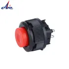 16mm 250V Interface Compatible Small Plastic Cover Push Button Switch For Machine Cabinet