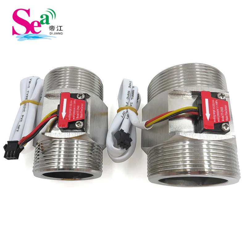 Sea Inch Digital Pulse Output Stainless Steel Water Flow Sensor