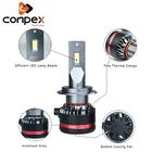 M8 12V LED Headlight 90W Super Bright OEM Waterproof IP68 CSP Chip Fan Cooling Car Led Headlamp Bulbs Luz Para Auto