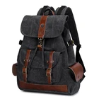 2020 Trendy daily vintage leisure canvas weekend minion backpack