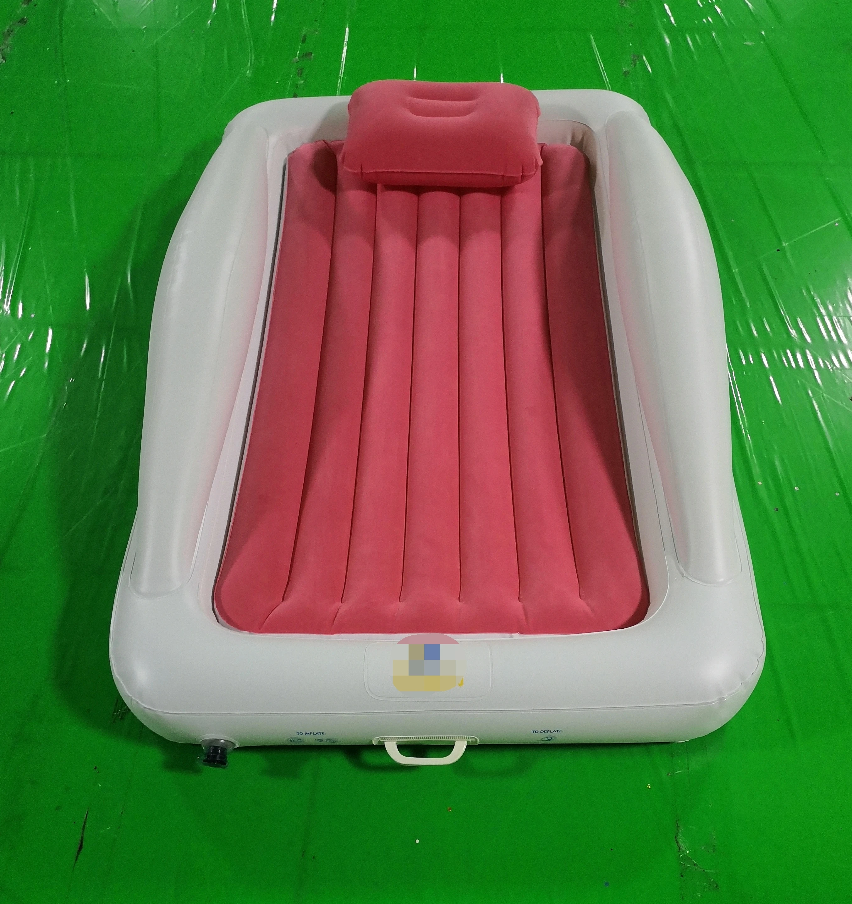 inflatable travel cot bed