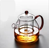 High borosilicate glass steaming teapot You can use an open flame or electric ceramic stove to heat the glass to cook teapot