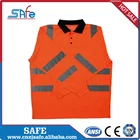 Bulk wholesale clothing waterproof reflective fabric hi vis long sleeve shirts