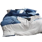 Cheap Bedroom Luxury Design Floral Printed Piece Single Twin Double King Queen Size Bedding 100% Cotton 4 PCS Bed Sheet Set