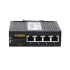Ethernet 5 Port 10/100mbps Fiber Optical Ethernet Switch Media Converter 12v-36vdc