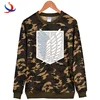 Wholesale sweatshirt customized pattern crew neck sweatshirts for men street fashion style 100% cotton clothing