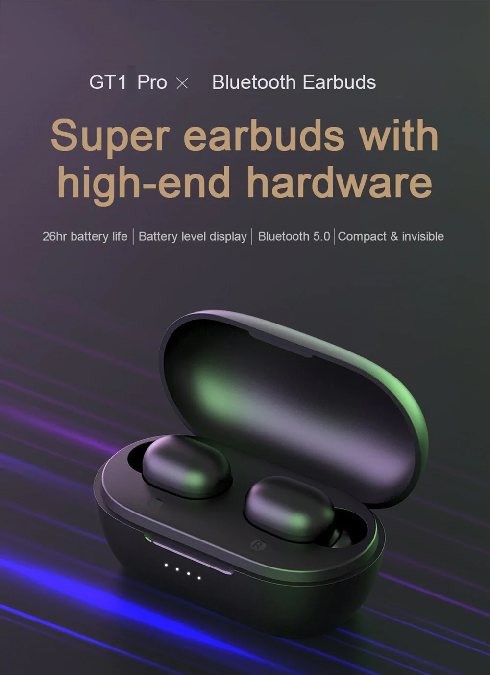 Xiaomi Haylou GT1 Pro TWS Wireless Earphones Fingerprint Touch Earbuds BT 5.0 US - ANKUX.COM
