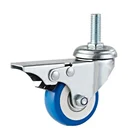 screw stem bolt castor furniture m10 adjustable wheels casters rotary caster