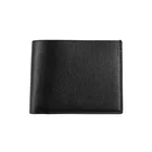 Cheap Man Slim Wallet For Male Credit Card Holder PU Leather Thin Purse Short Money Bag Gift Wallet Black