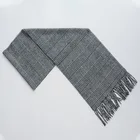 Acrylic Scarf Manufacturers Custom Mens Ladies Scarves Navy Blue Grid Cashmere