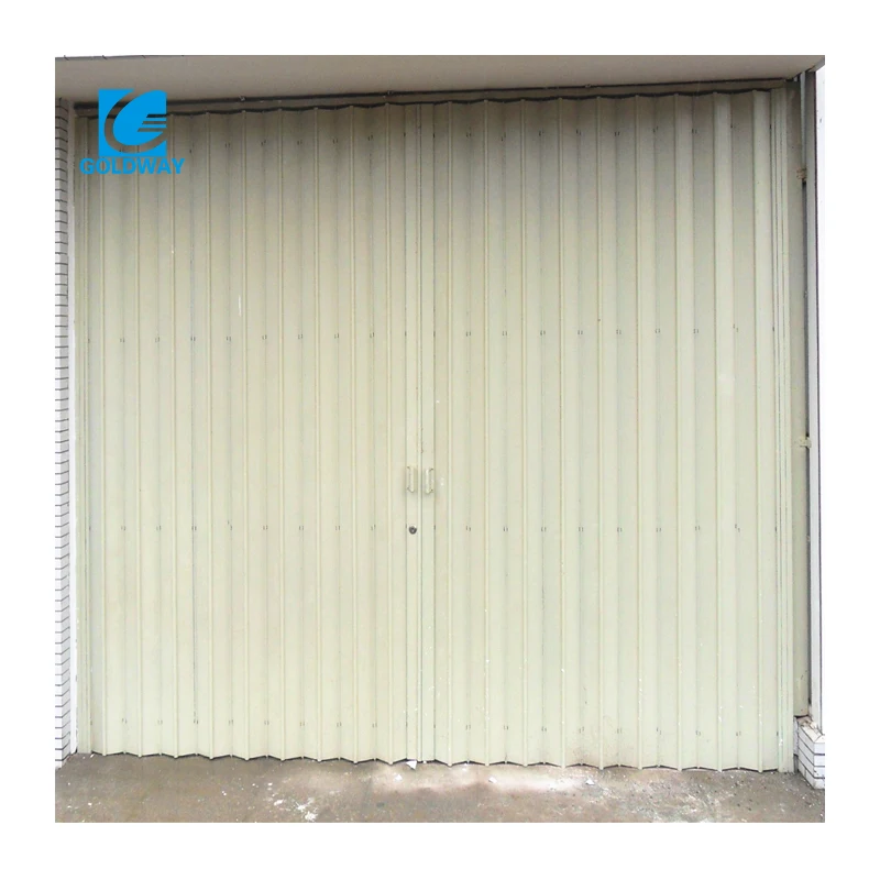 Exterior Steel Accordion Hurricane Shutters Folding Door Made In