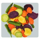 VF vacuum fried potato chips snack mushroom chips mixed vegetable chips