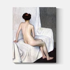 Nude back woman oil painting custom canvas art prints on canvas