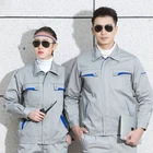 Uniform Safety Workwear Custom Fashion Factory Workwear Long Sleeve Auto Repair Safety Clothes Wear Labour Uniform Work