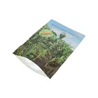 Eco friendly 100% biodegradable daily nuts kraft paper packaging ziplock bags