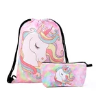Wholesale Custom Logo Printed High Quality Polyester Drawstring Backpack Cheap Promotional Drawstring Shoe Bag
