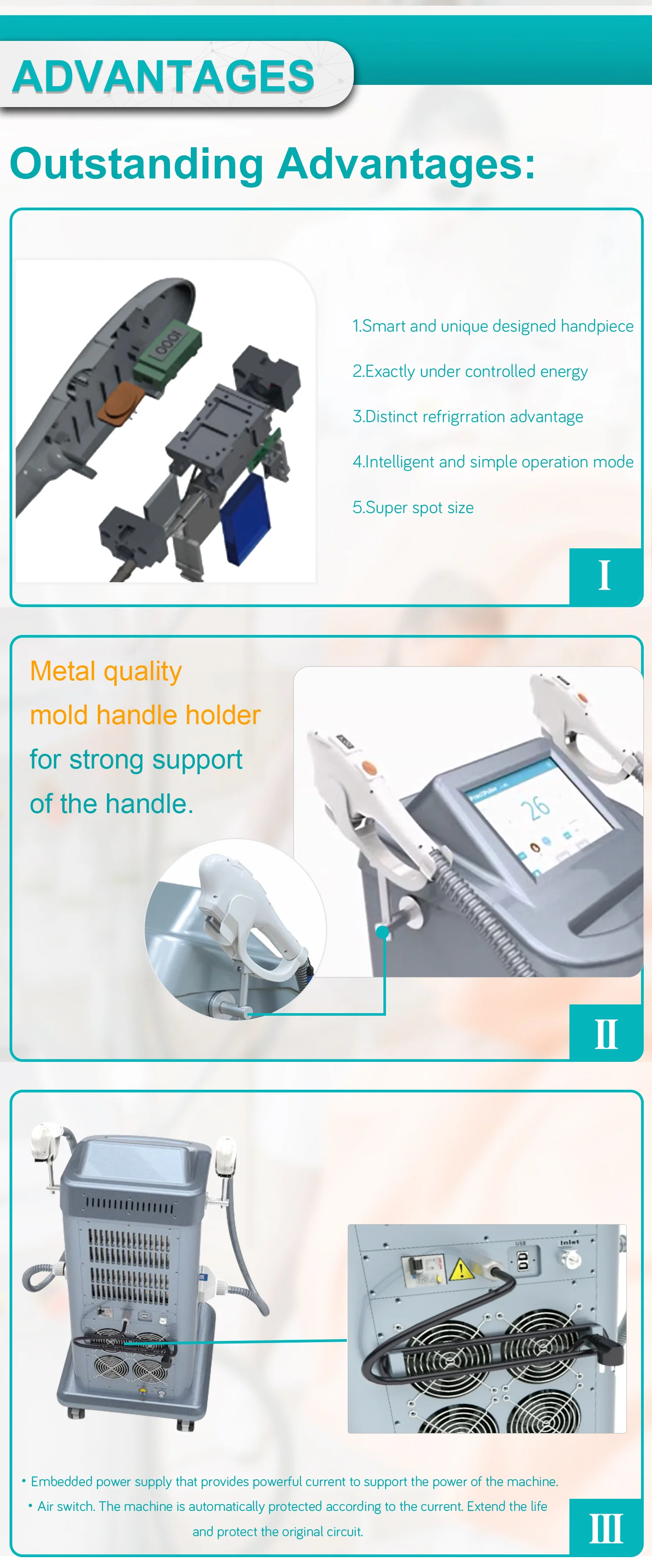 IPL lazer hair removal OPT SPA SHR IPL hair reduction machine