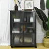 Wholesale Farmhouse Metal Drawer wood Cabinet Reproduction vintage Industrial Furniture