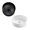 wood bamboo basin black kitchen sink china club salon ceramic basin frame mount lavabo farmhouse vessel bowls round washbasin