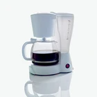 110V 127V 220V voltage8- 10 cups 1.2L hot sale electric drip coffee maker french press coffee maker black white optional