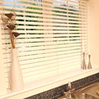 Fsc classic blackout PVC wooden blinds ladder string cord venetian roller blinds