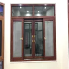 2018 Modern House Standard Custom Glass Low Price Large Horizontal Sliding Aluminum Windows