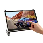 Factory unique design 7" touch foil screen raspberry pi 1024 X600 monitor built-in speaker with prop stand touch pen