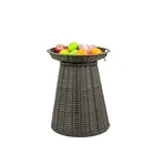 Direct Factory Vegetable Display Rack Plastic Wicker Storage Basket For Fruit Display