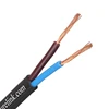 Rvvb cable indoor and outdoor use electrical building wire 2 cores flat cable stranded copper wire flexible