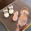Hao Baby 2019 Summer New Girl Baby Sandals Baby Soft Bottom Non-Slip Toddler Shoes 0-2 Years Old Children's Shoes