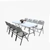 240cm HDPE table 8FT Rectangular Table Plastic Folding Table Furniture