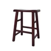 Removable solid small size wood bar stool with OEM colors