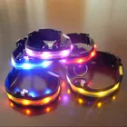 Nylon Dog Necklace Lamp String Led Pet Collar Led Para Perro Collar for Dogs