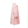 Discount fashion warm pink fox fur coat winter coat, long women's fur