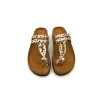 US market hot sale solid color flip-flops thong sandals ladies flats