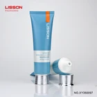100ml offset printing empty clear face whitening clean cleanser cream wash plastic cosmetic tube