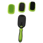 best dog rubber pet cleaning grooming hair removal pin brush set for shedding